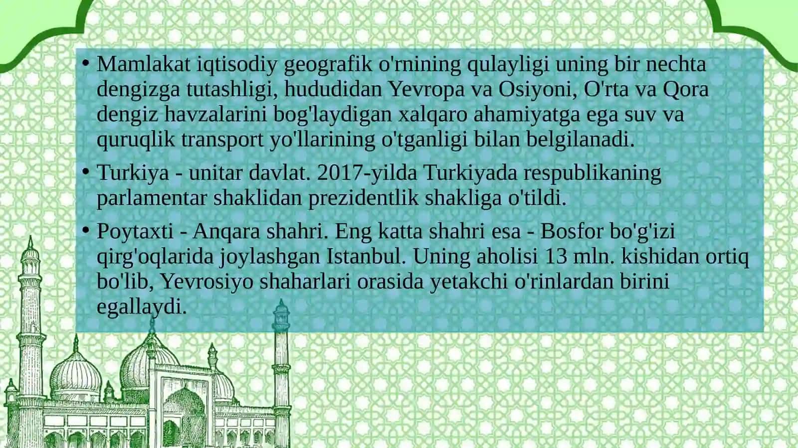 Turkiya Respublikasi Geografiyasi 4