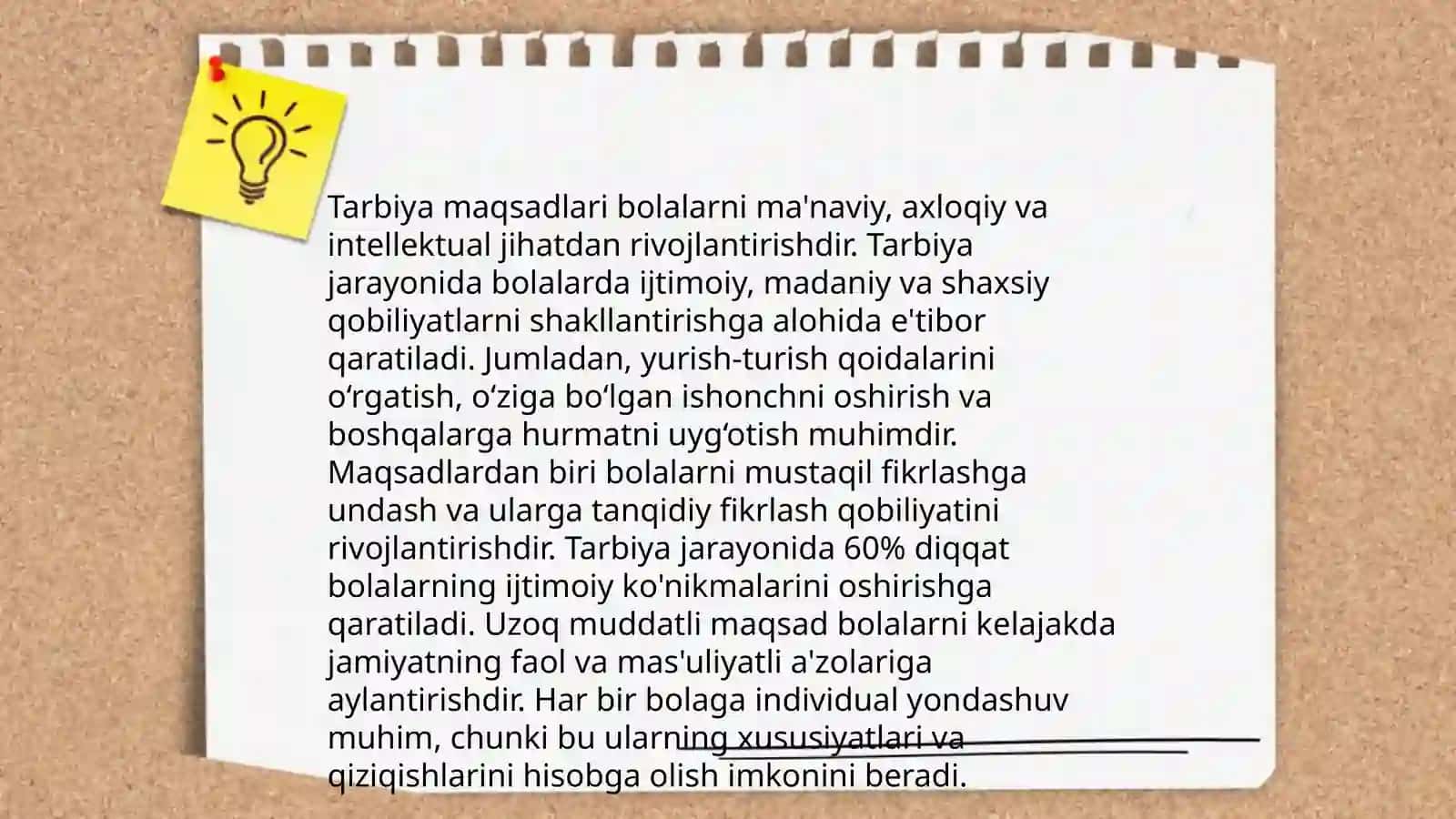 Tarbiya tamoyillari 4