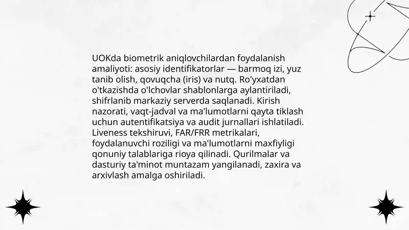 UOKda aniqlovchilar tizimi va ulardan foydalanish 4