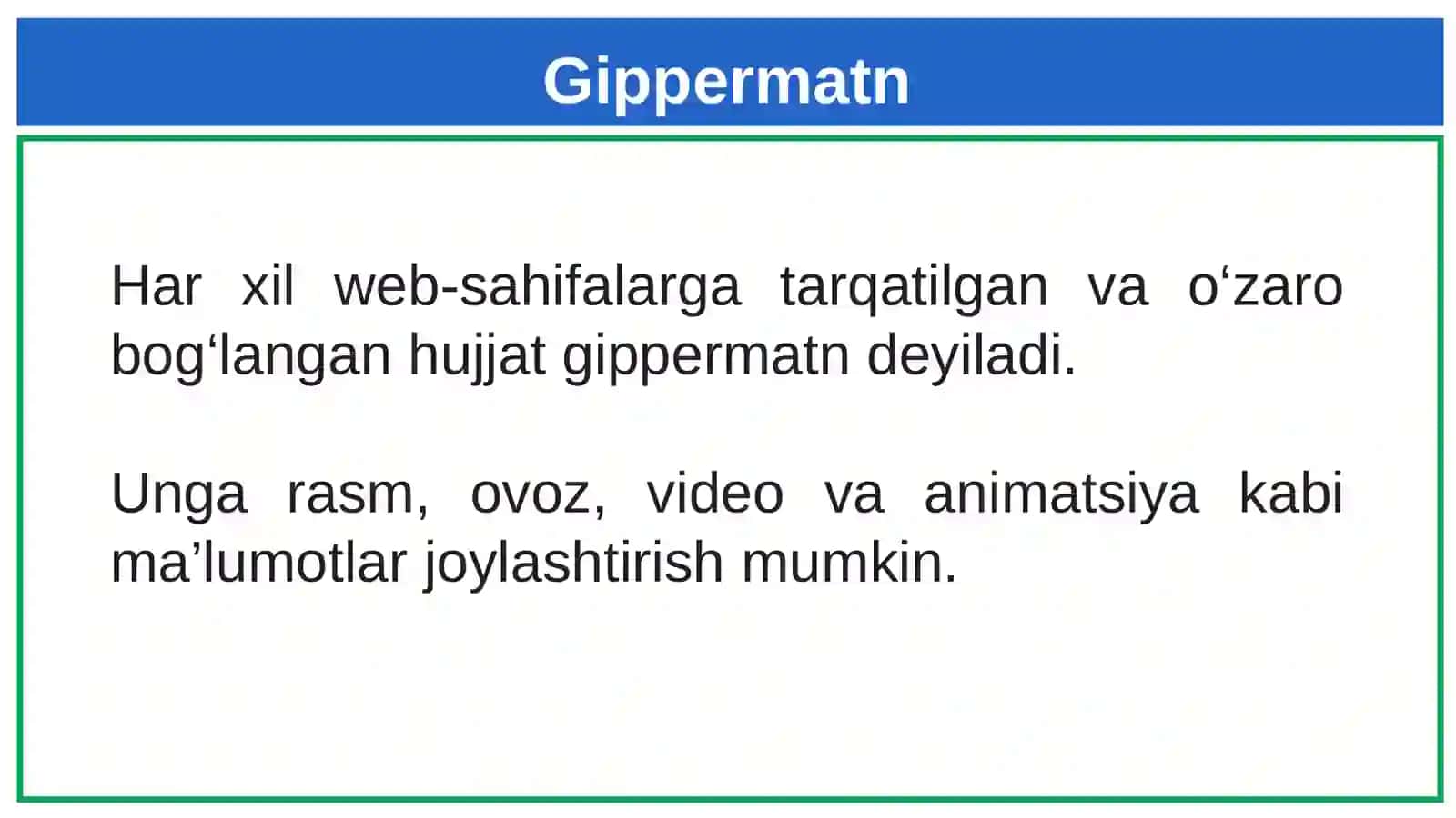 Web-sahifa, Web-sayt va Web-dizayn tushunchalari 4