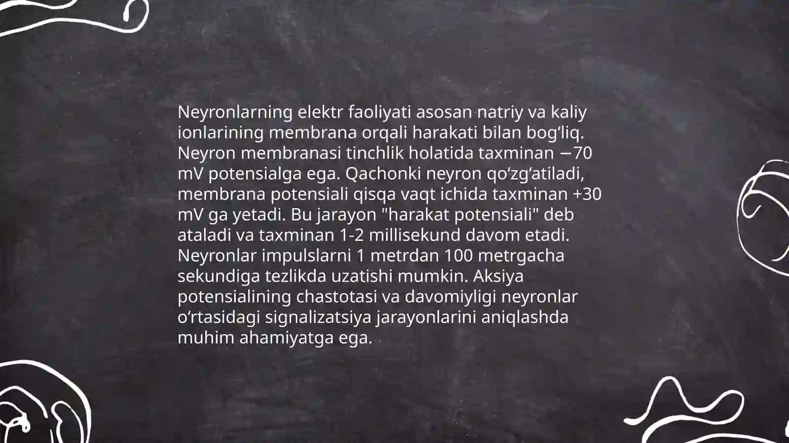 Neyronlarning anatomiyasi va tuzilishi 4