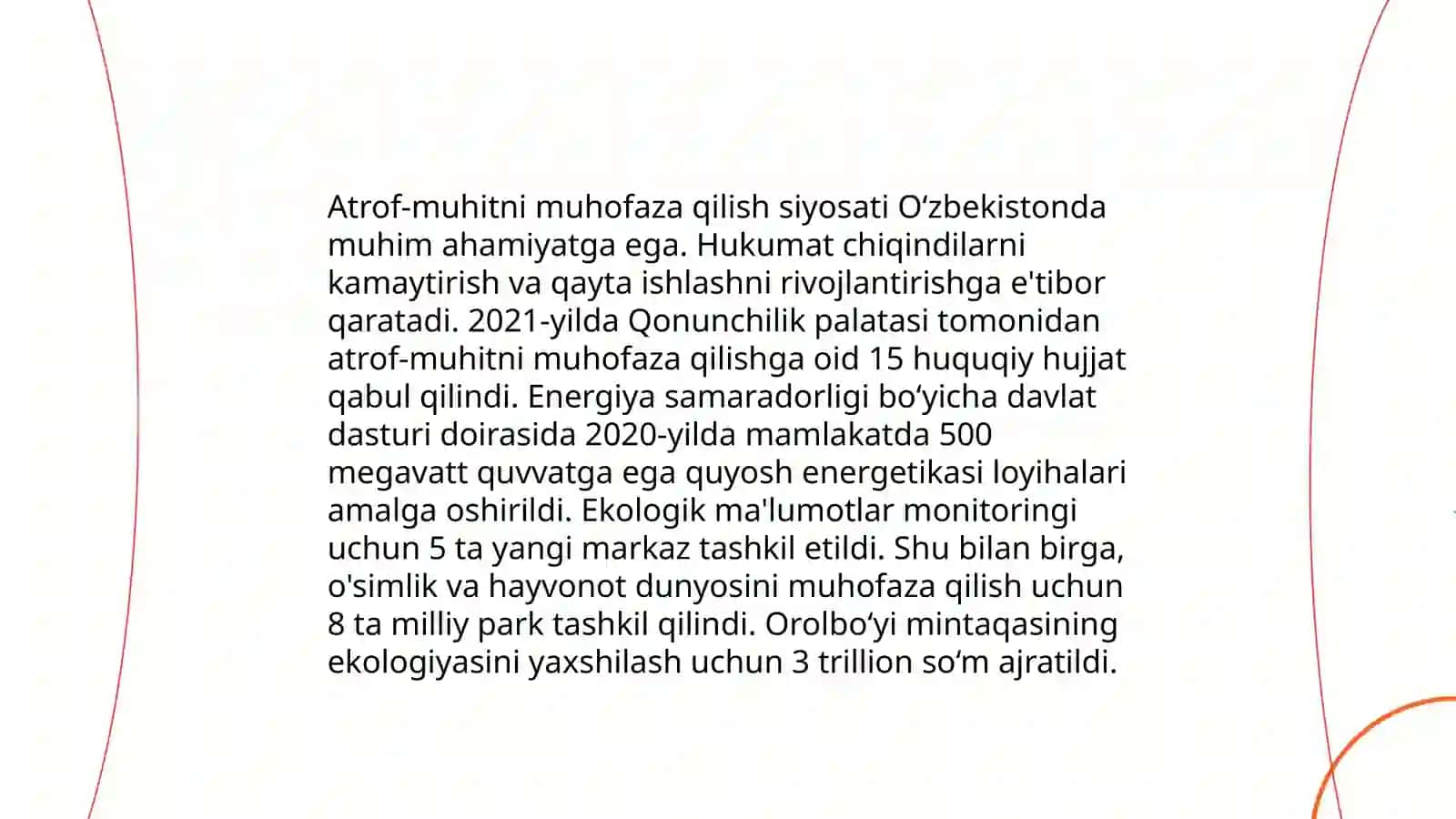 Ekologiya va tabiatni muhofaza 4