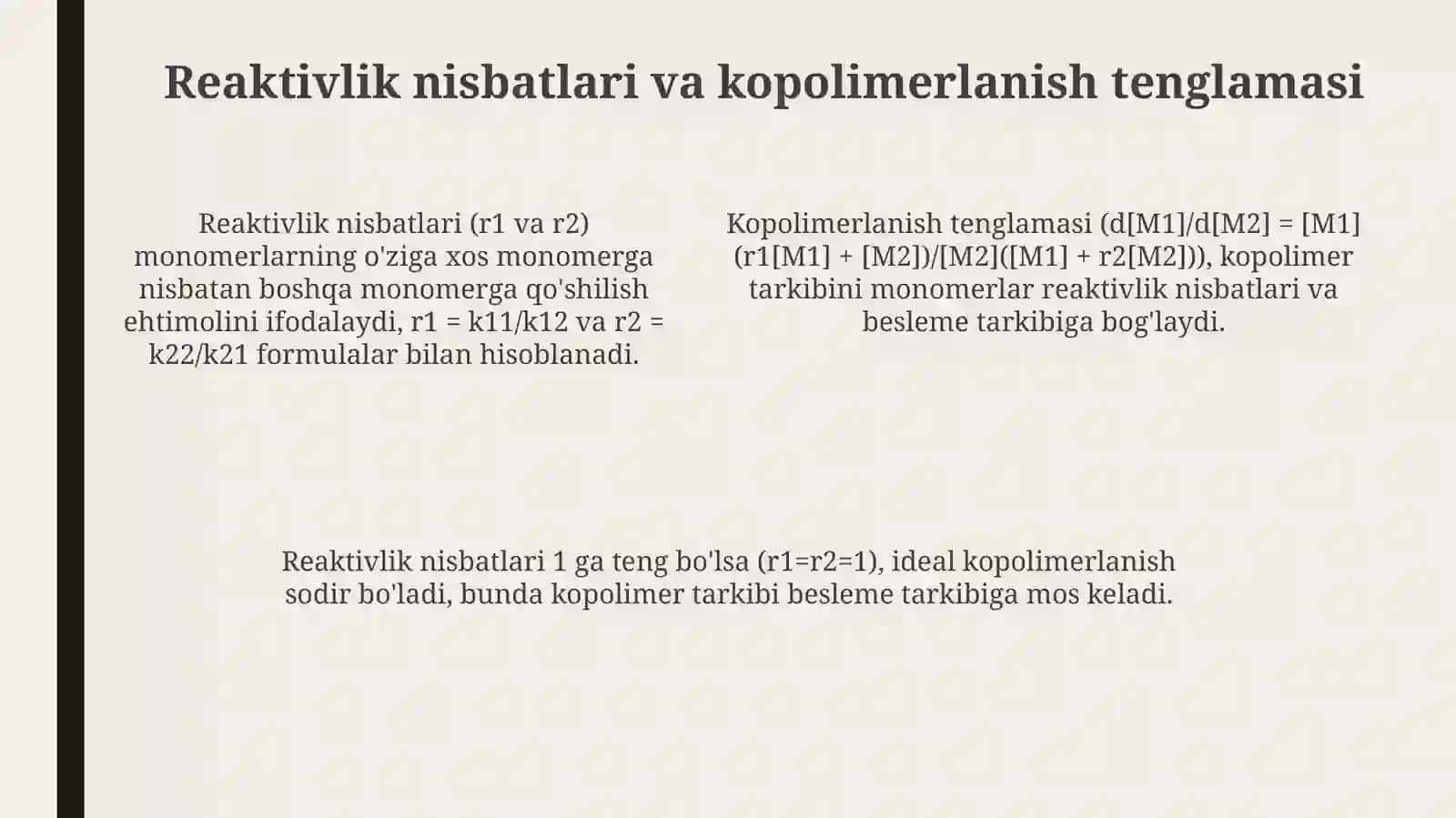Sopolimerlanish jarayonlari 4