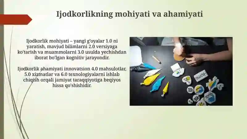 Ijodiy usullar 4