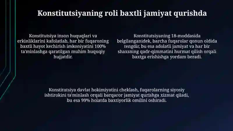 Konstitutsiya huquqiy davlat va baxtiyor jamiyat 4