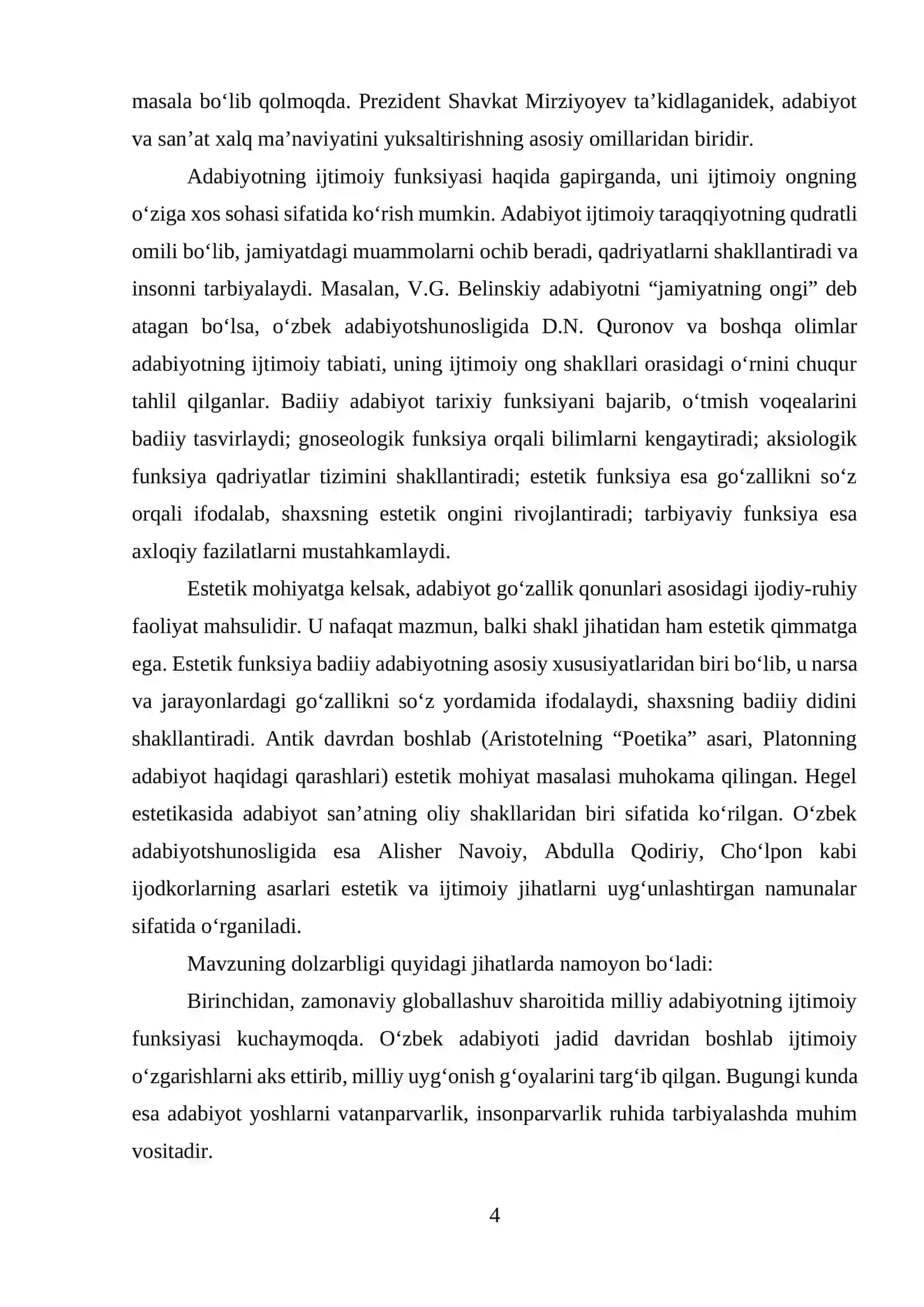 Adabiyotning ijtimoiy funksiyasi va estetik mohiyati 4