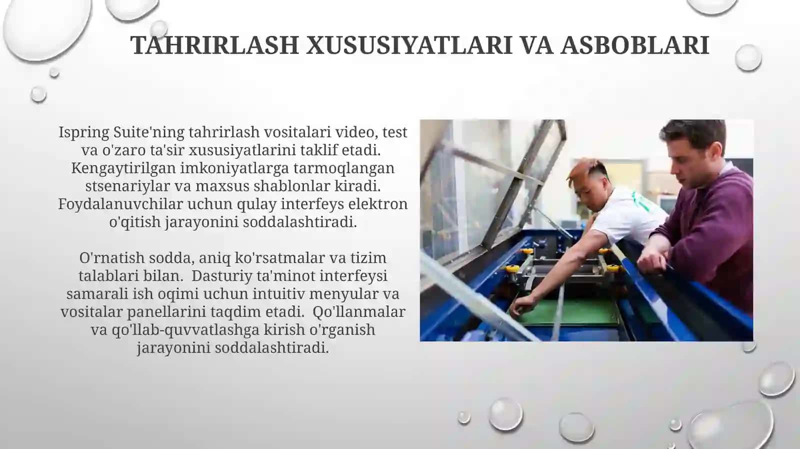 Ispring dasturini o‘rnatish va interfeysi, menyulari 4