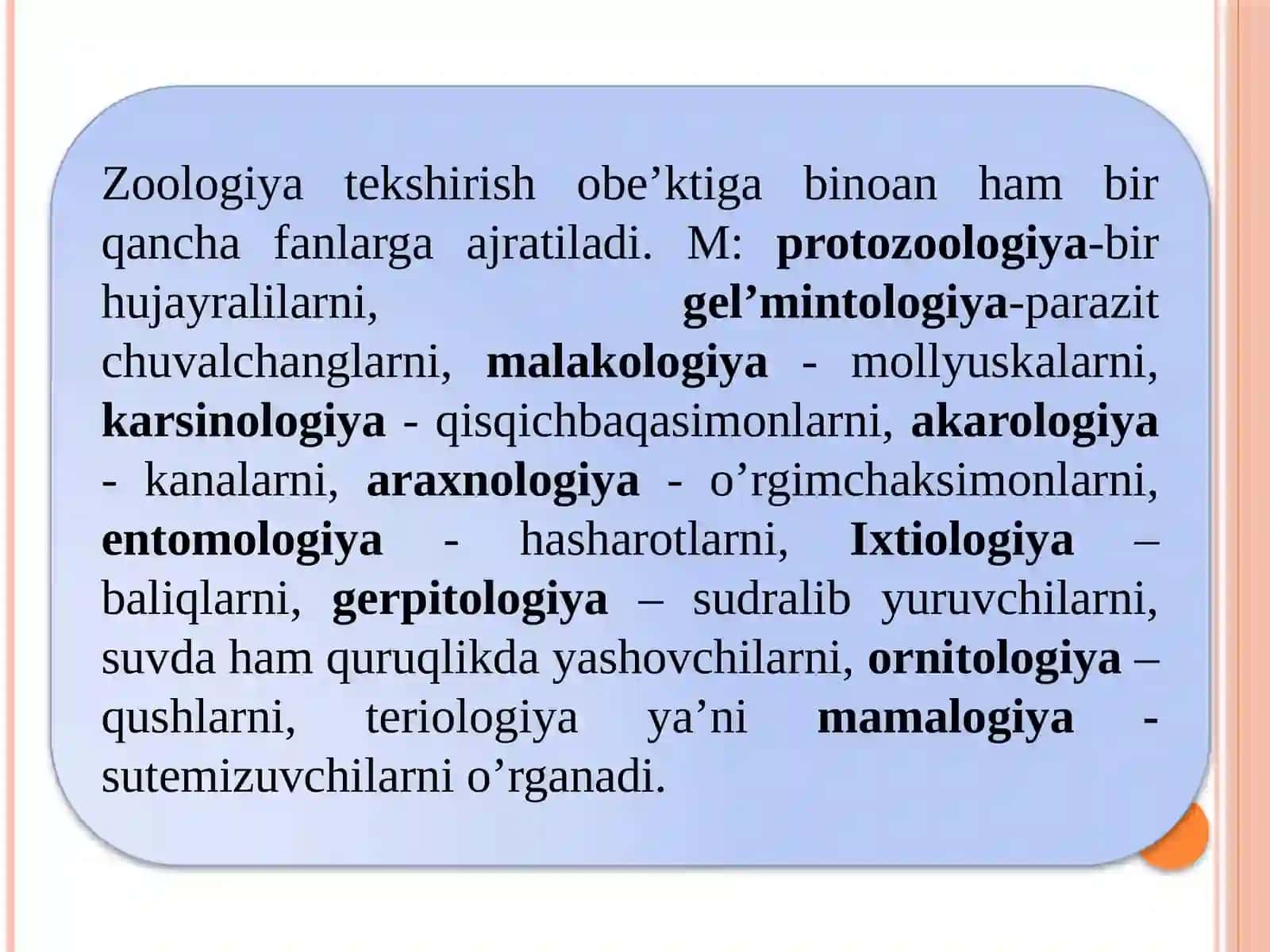 Umurtqalilar Zoologiyasi Fanining Maqsad va Vazifalari 4
