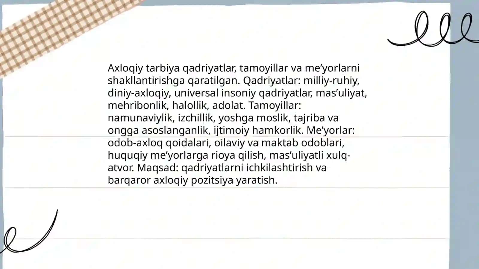 Komil insonni tarbiyalash mazmuni va yoʻllari 4