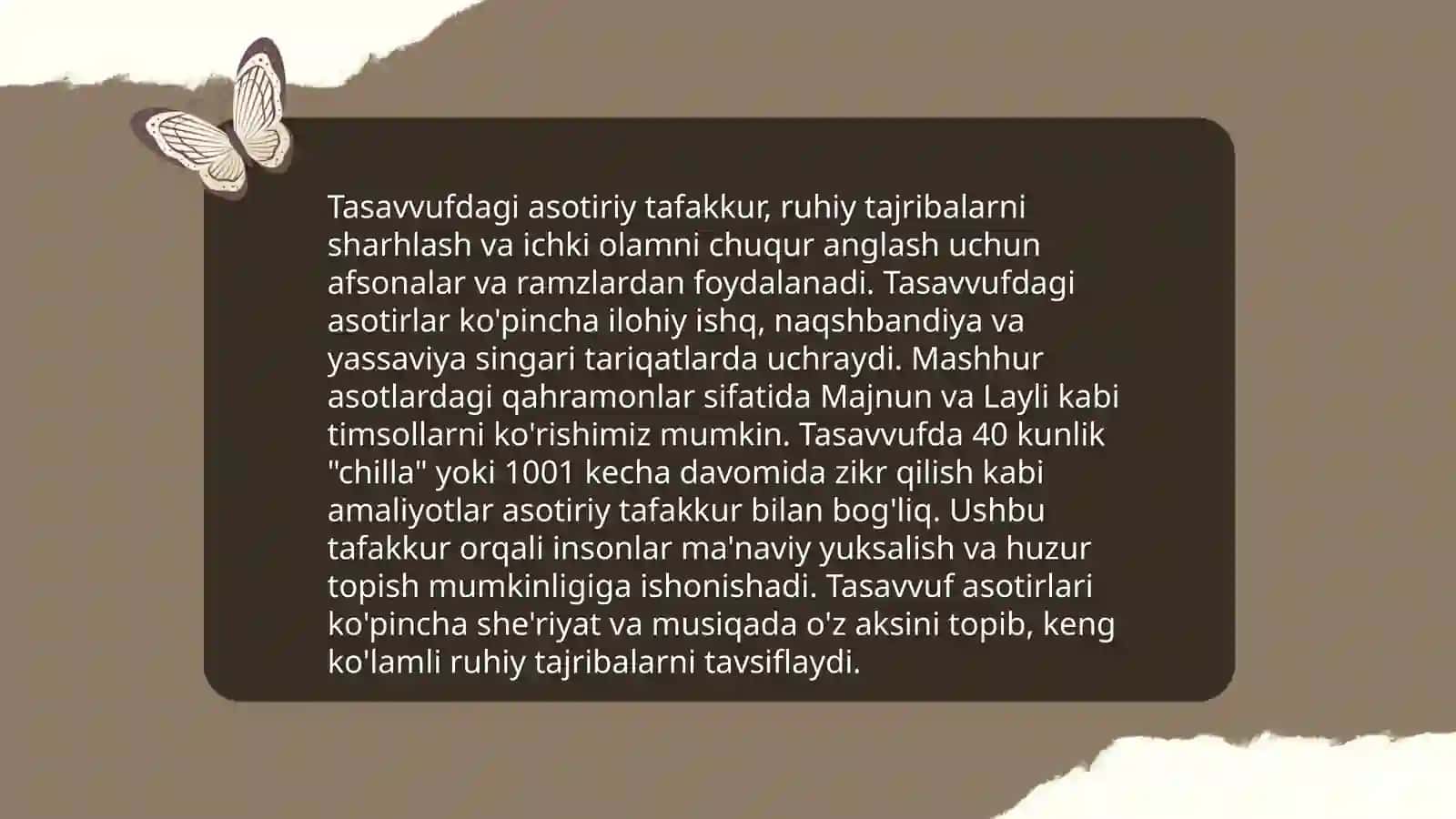 Tasavvuf ta'limitining sharq madaniyatiga ta'siri 4
