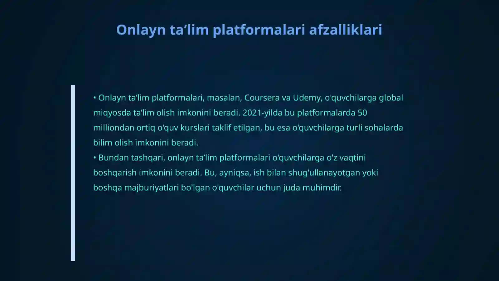 Taʼlim jarayonini tashkil etishda internet vositalaridan foydalanish 4