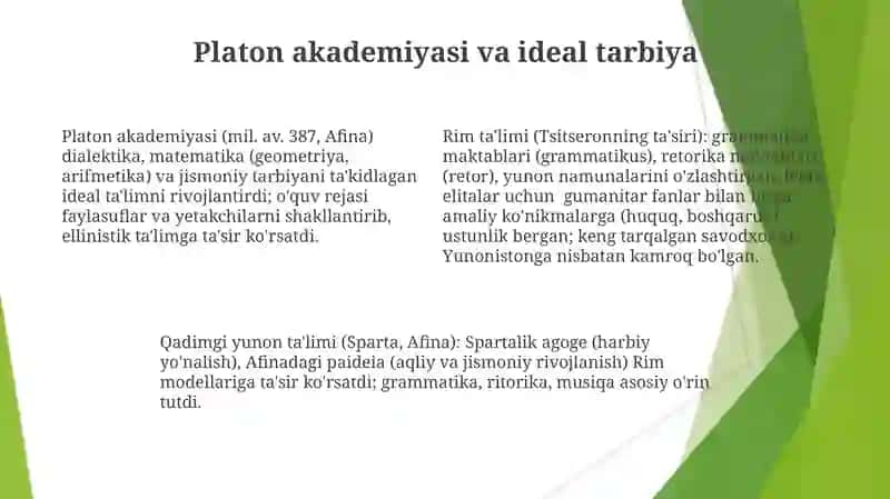 Jahon pedagogika fani va rivojlanish tarixi 4