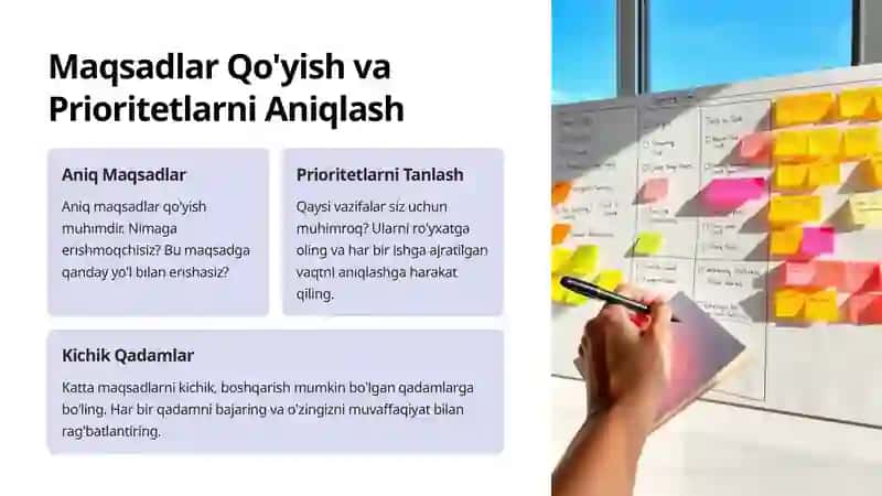 Vaqtni Samarali Boshqarish 4