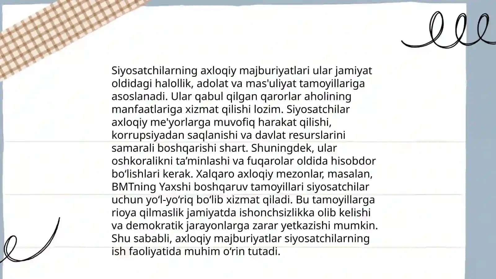 Siyosatda professional etika va yangi axloq siyosati 4