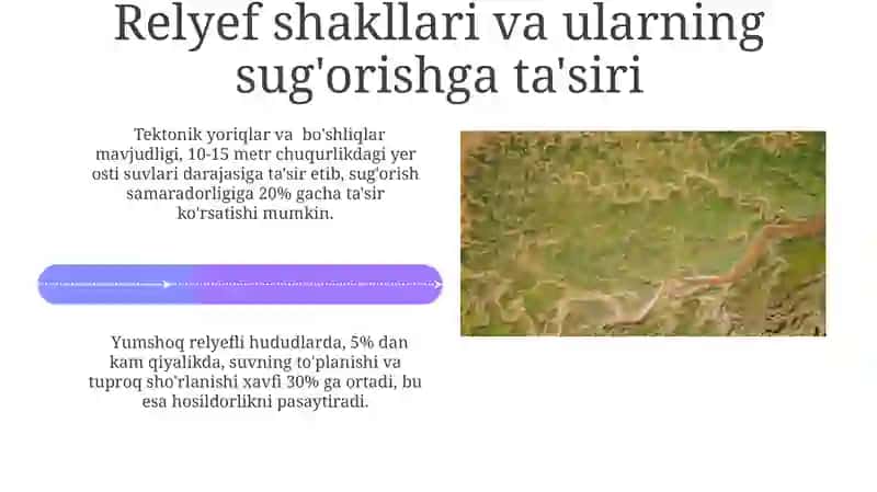 Sug'oriladigan yerlarning goemorfologiyasi va gidro geologiyasi 4