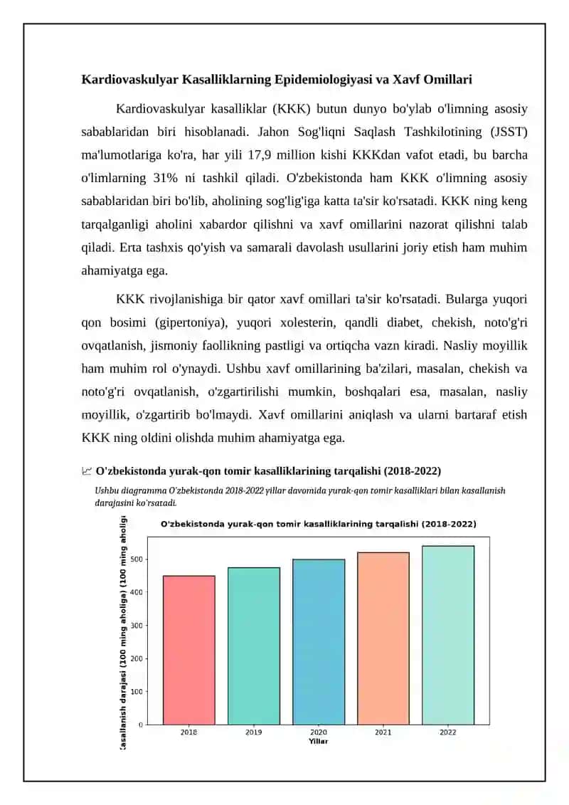 Yurak-qon tomir tizimi kasalliklarning asosiy tushunchalari va diagnostikasi 4