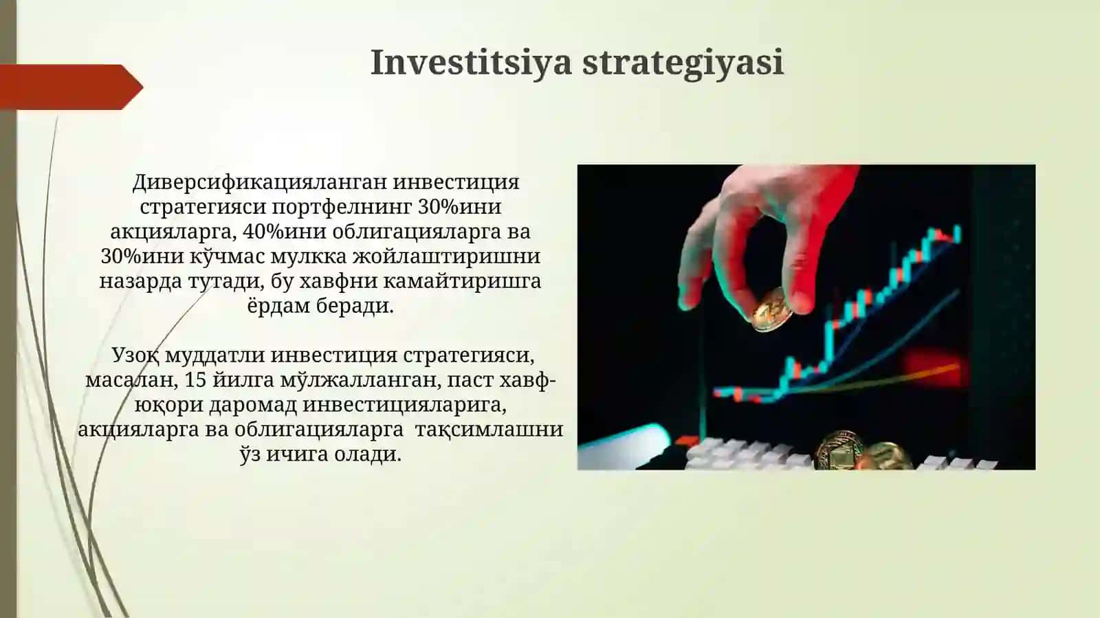 Investitsiyalar va investitsiya tahlili 4