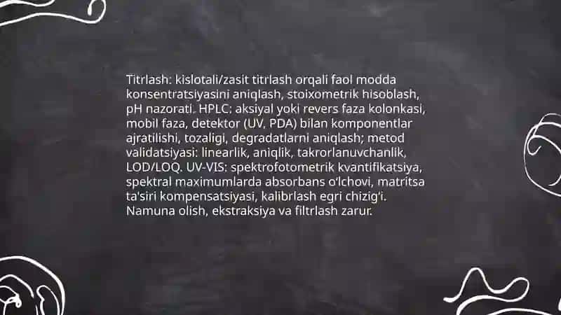 Biogen stimulyatorlarni sifatini baholash,qadoqlash va o'rash 4