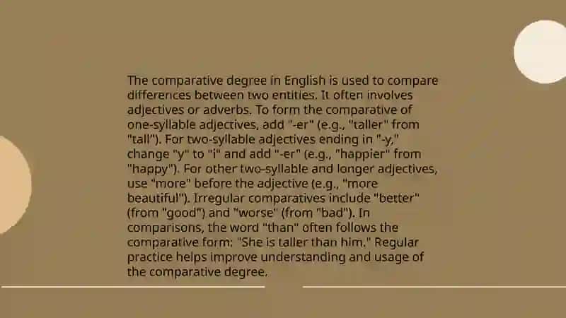 Degrees of adjestives 4
