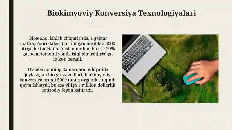 Biomassa Energiya Texnologiyalari 4
