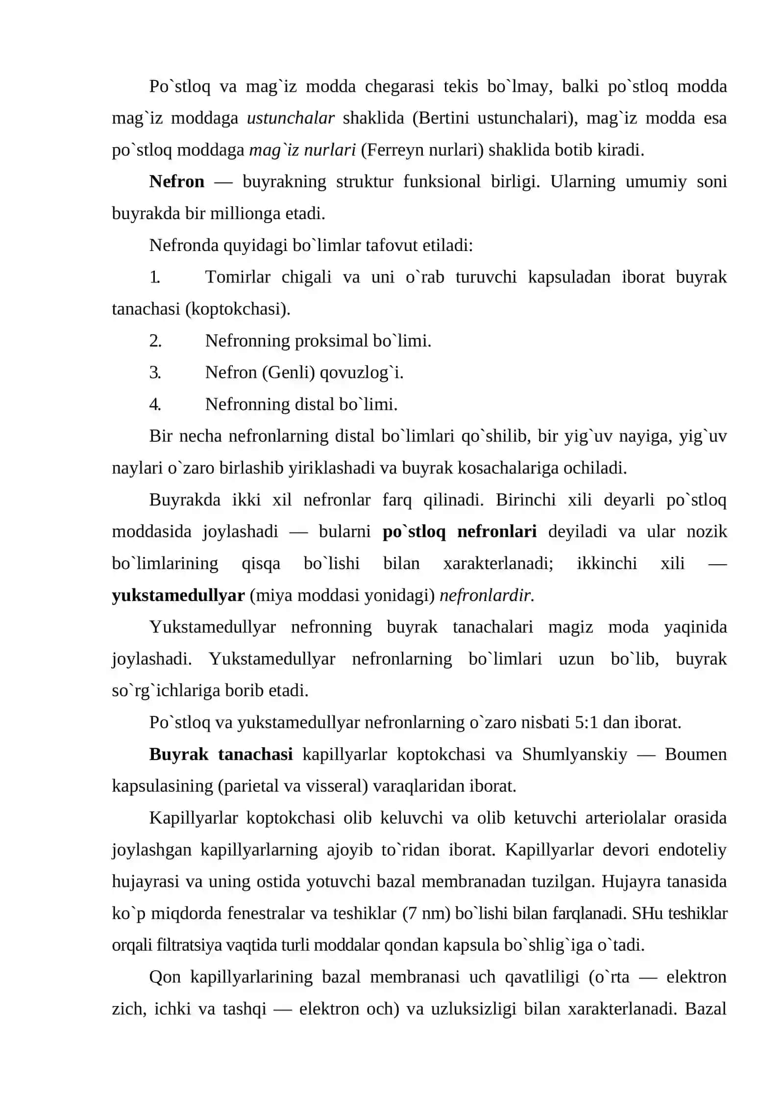 Siydik ajratish tizimi 4