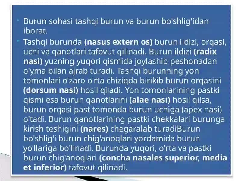 NAFASA’ZOLARI TIZIMI 4
