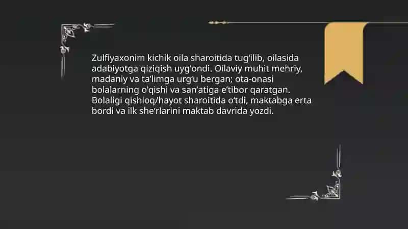 Zulfiyaxonim hayoti va ijodi 4