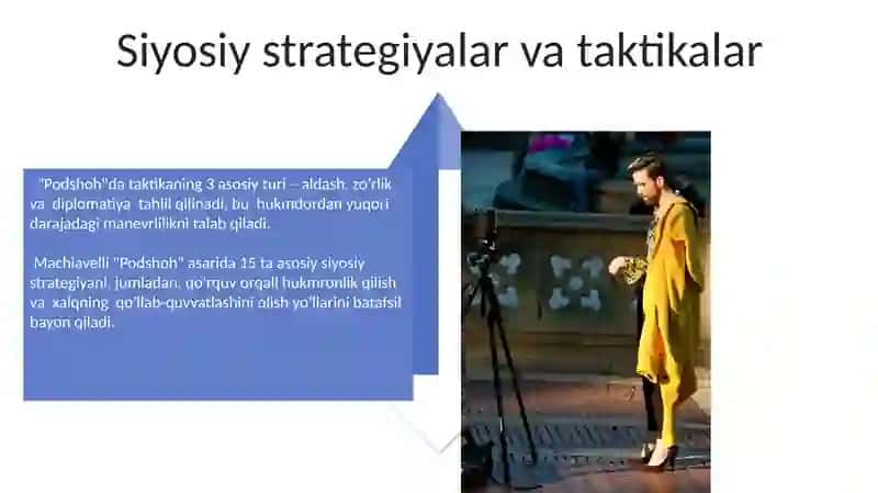 Makiavellingning "Hukmdor"asari 4