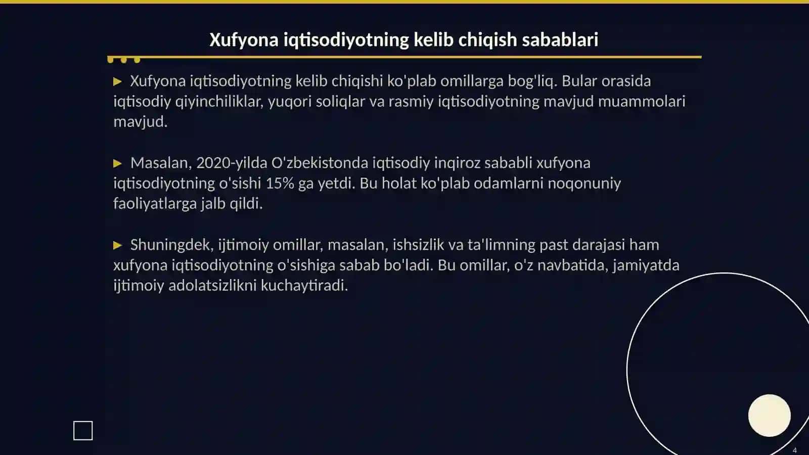 Xufyona Iqtisodiyot 4
