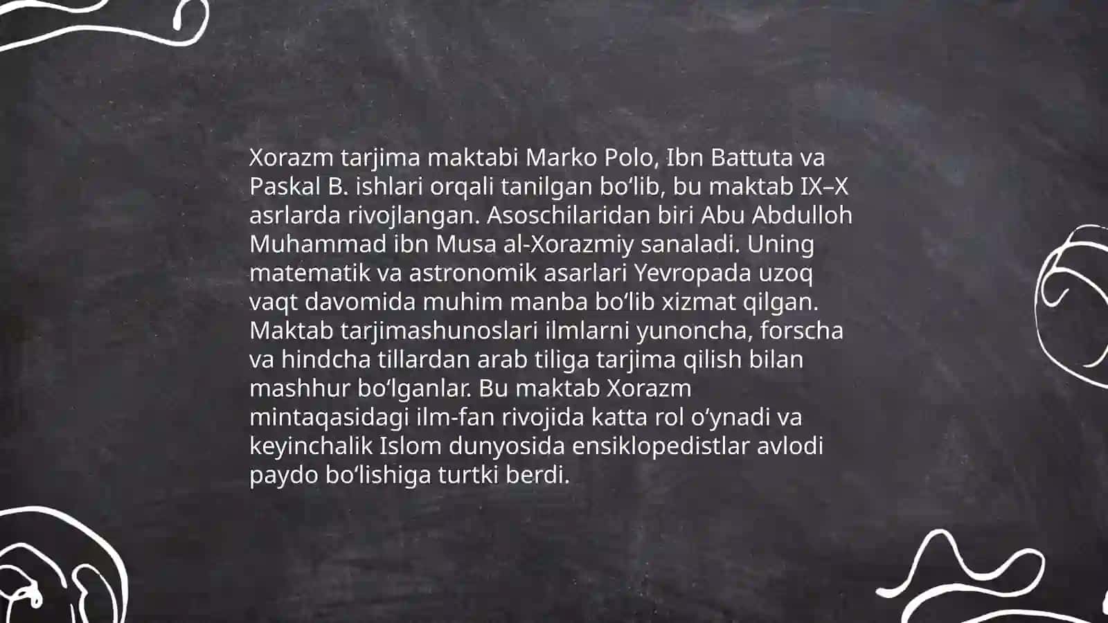 Xorazm tarjima maktabi va unda ijod qilgan tarjimonlar 4