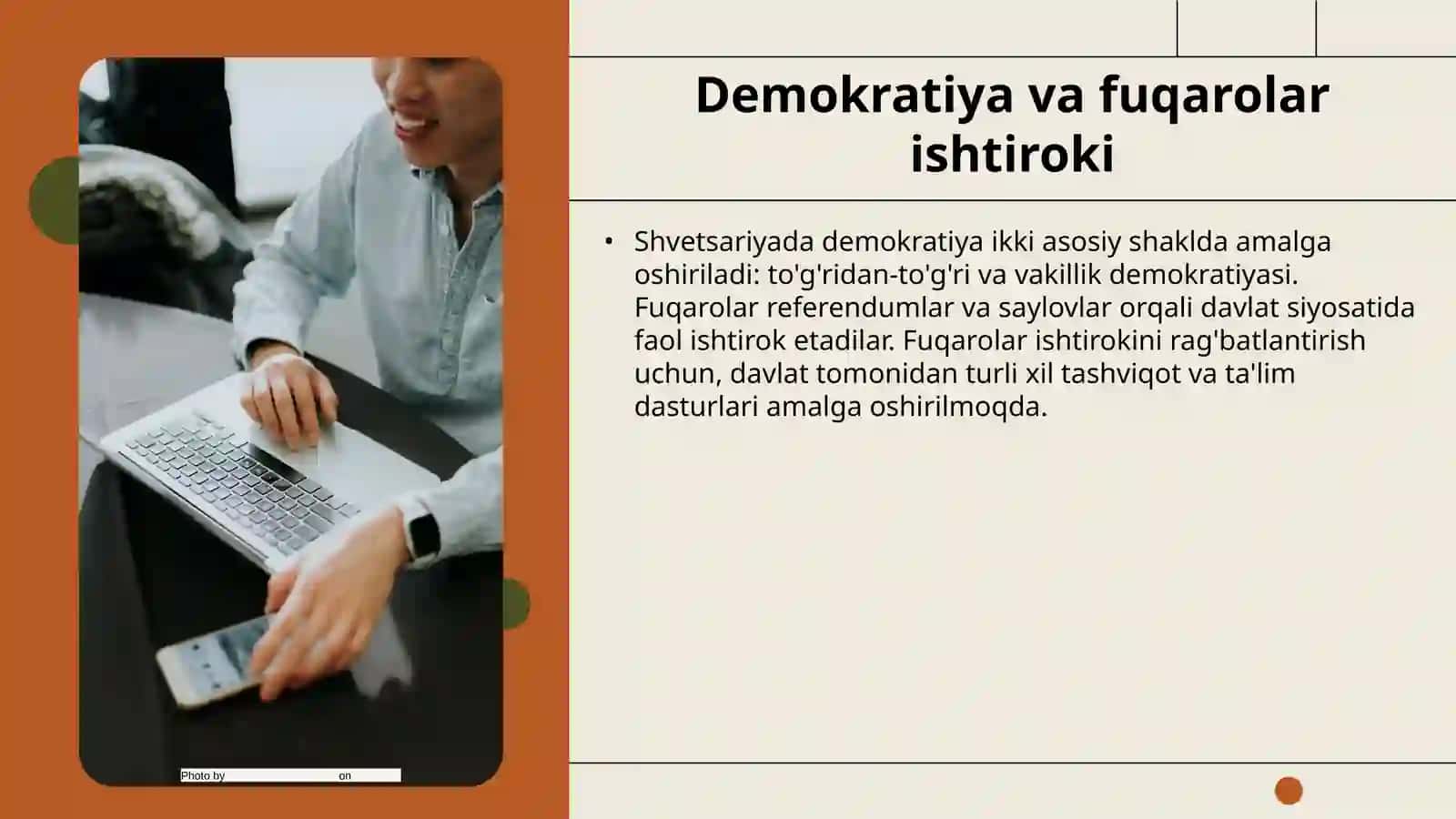 Shvetsariya davlat siyosati va davlat boshqaruv shakli 4