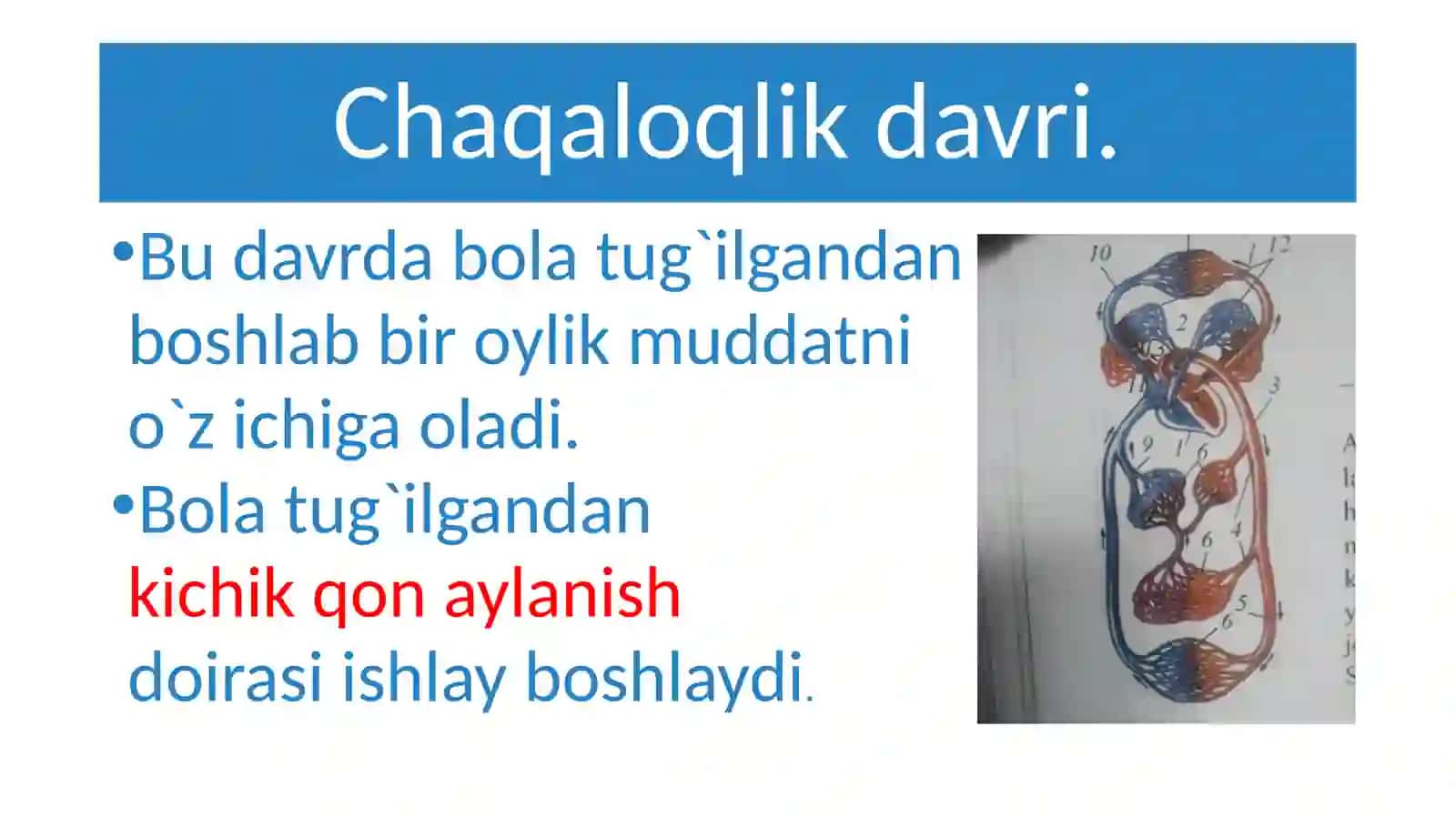 Bolaning o`sish va rivojlanishi 4