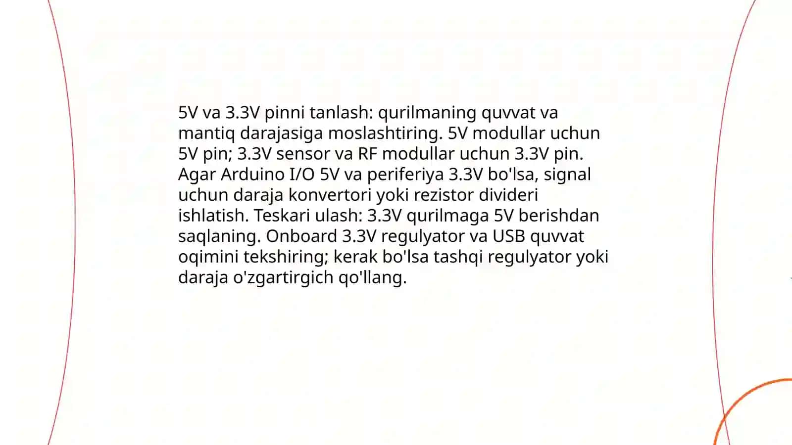 Arduino platasini quvvatlantirish va PWM analog, raqamli pinlar 4