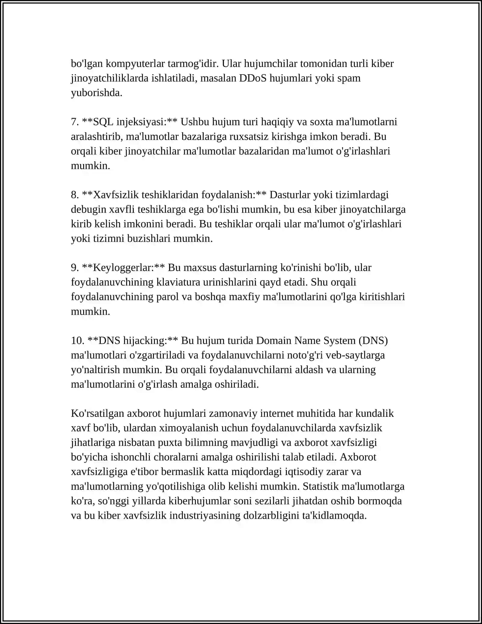 IJTIMOIY TARMOQLARDA AXBOROT XURUJLARI 4