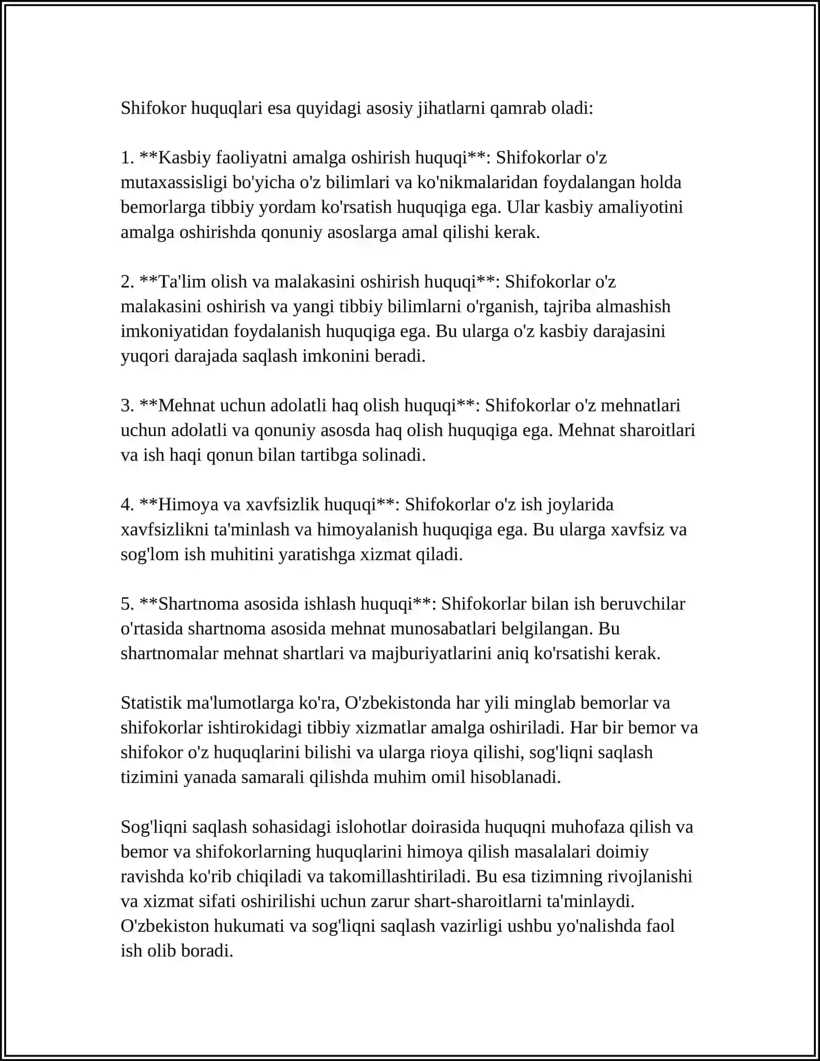 VRACH VA BEMOR MUNOSABATLARI ETIK MAJBURIYATLAR 4
