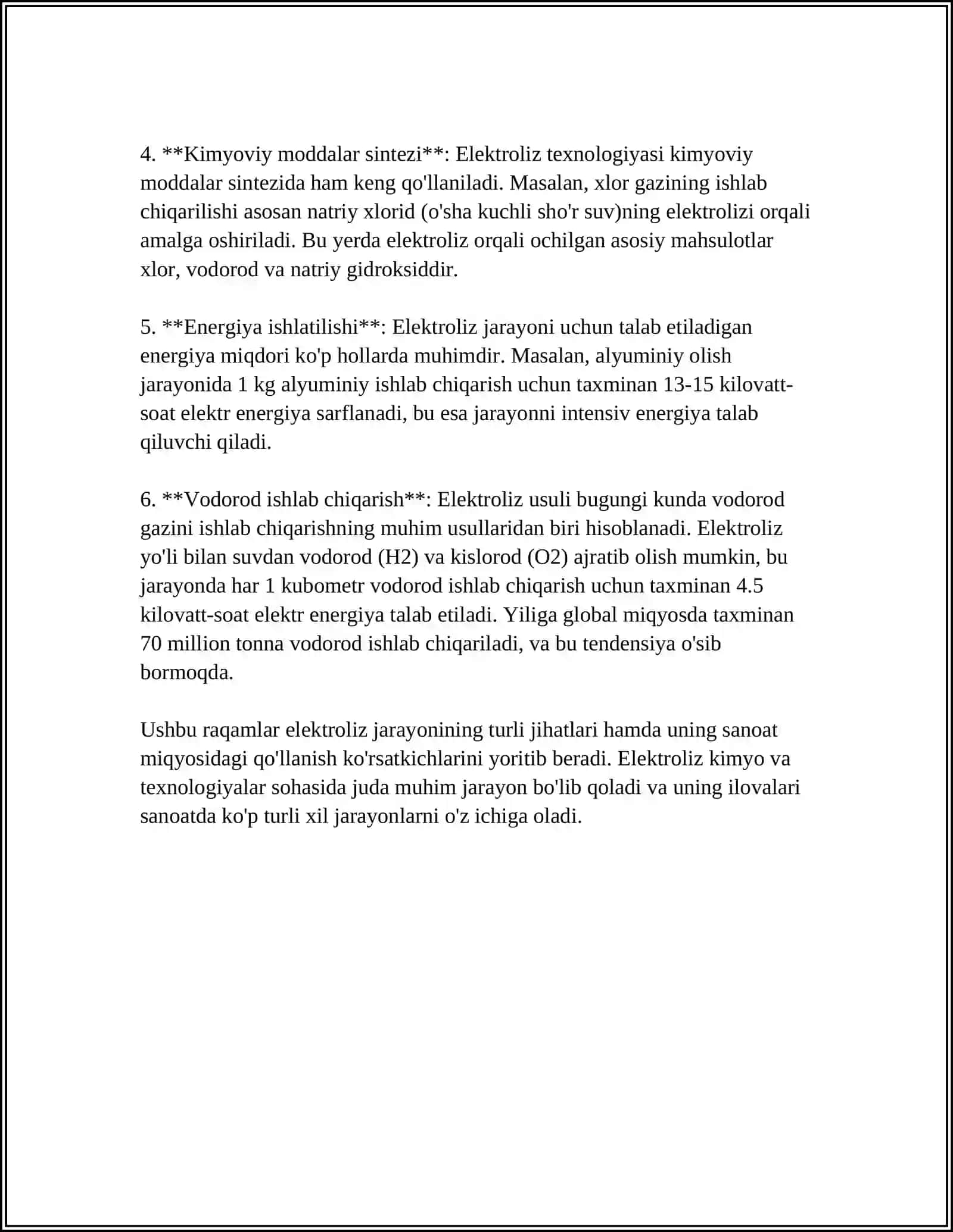 ELEKTROLIZDAGI ILONLARNING GIDRATLANISHI AKVA VA GIDROAKSIANIONLARNING HOSIL BOʻLISHI 4