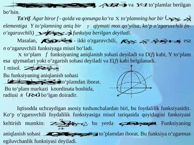 Ko‘p o‘zgаruvchili funksiya differensiali 4