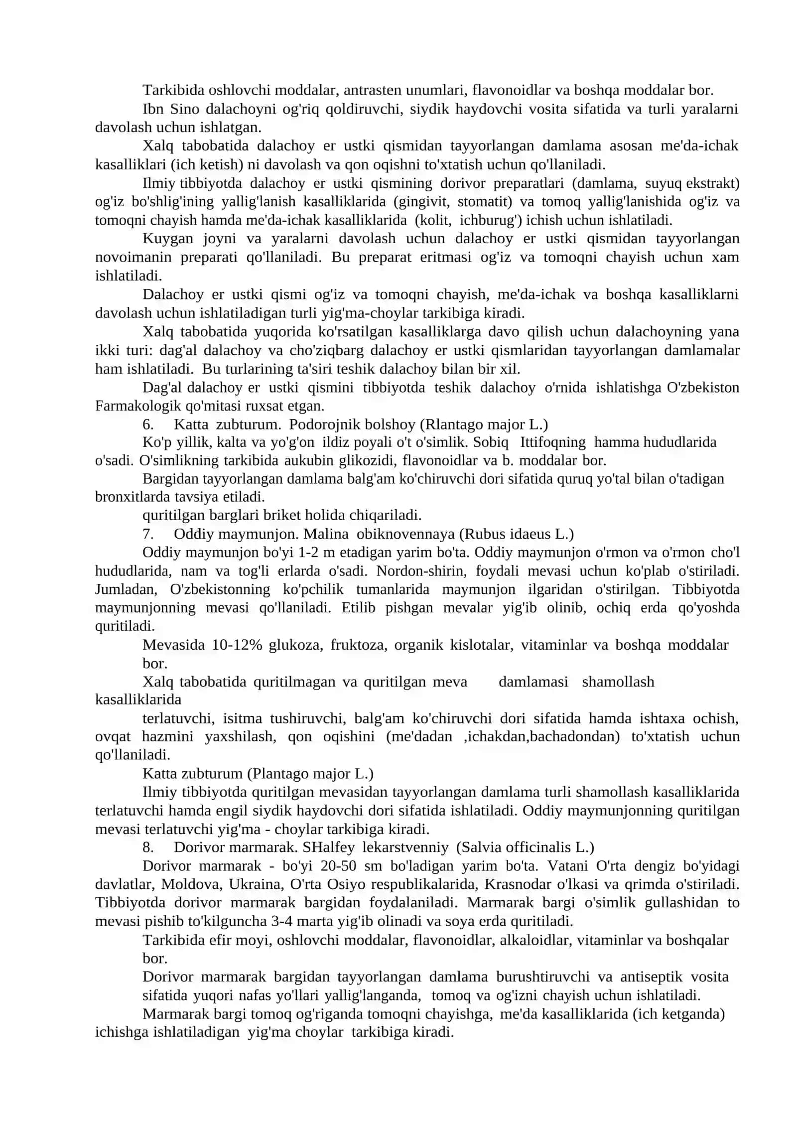 MA'RUZA-12 Nafas a'zolariga ta'sir etadigan dorivor o'simliklar 4