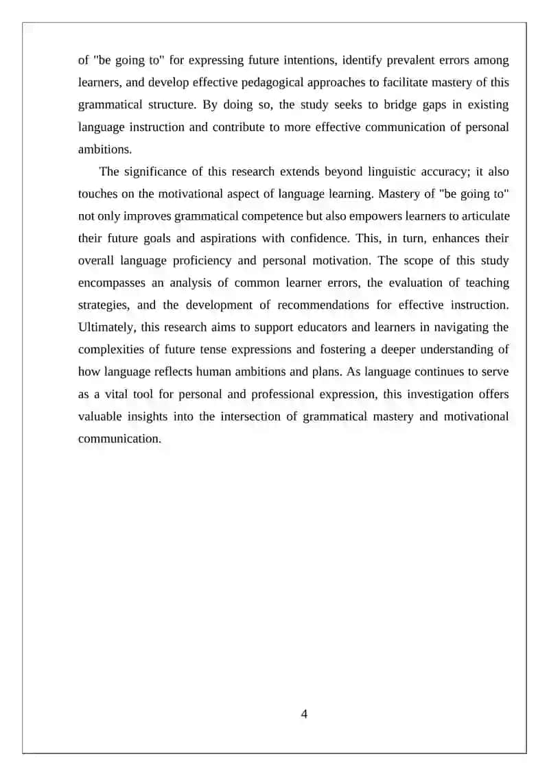 AMBITIONS. GR. BE GOING TO. REVISION 4