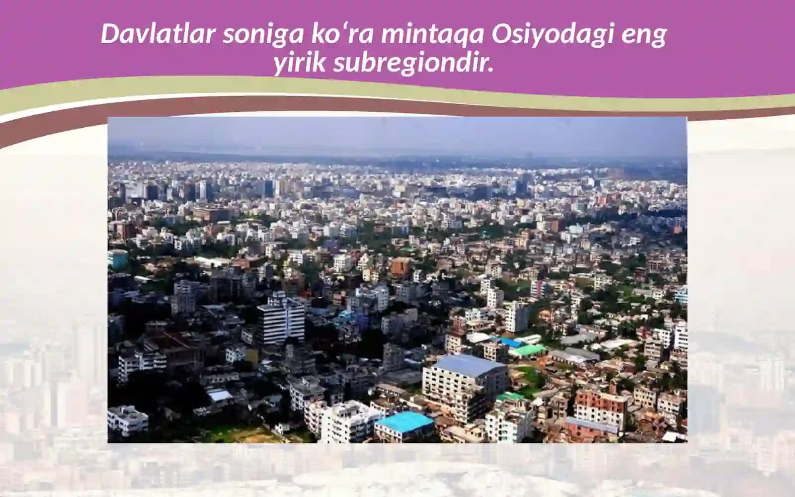 Janubi-g‘arbiy Osiyo mamlakatlariningiqtisodiy-geografik tavsifi 4