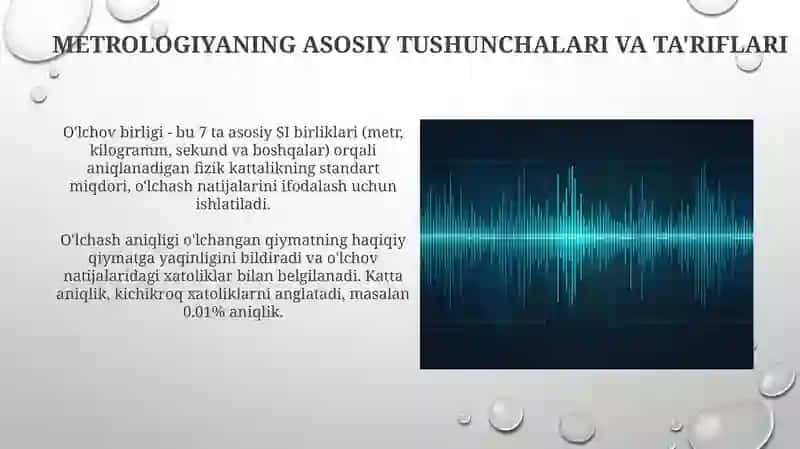 O'lchash jarayonlarida zamonaviy elektron va raqamli texnologiyalarning nazariy asoslari 4