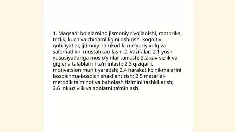 Mazmunli harakatli oʻyinlarni tashkil etish va oʻtkazish metodikasi 4