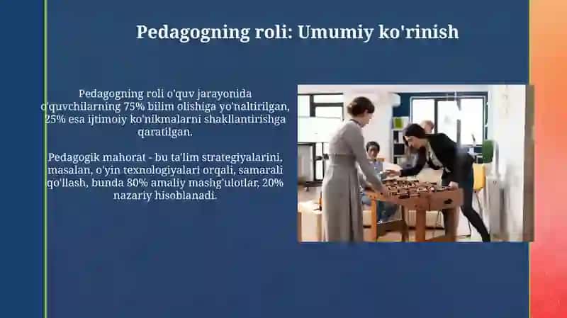 Pedagogning bola oʻyin faoliyatidagi roli 4