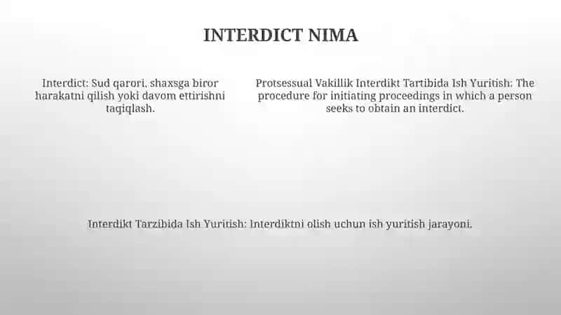 Protsessual Vakillik Interdikt Tartibida Ish Yuritish 4