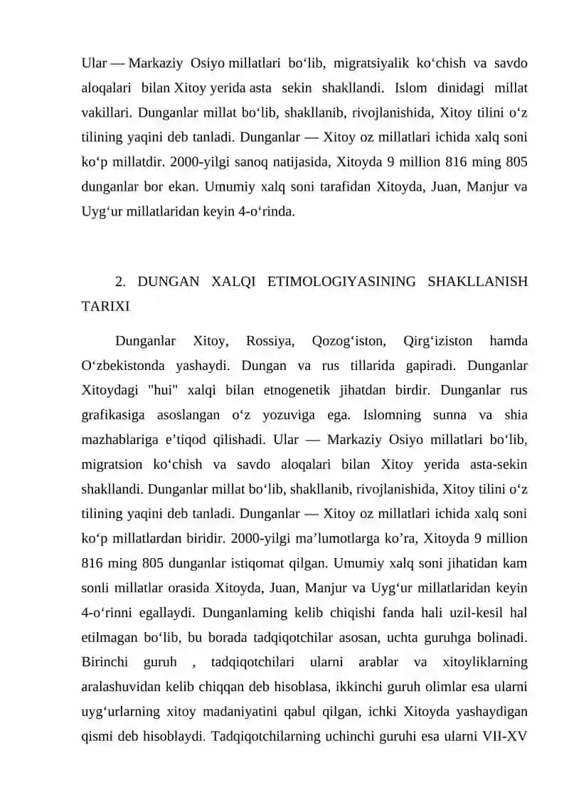 DUNGAN XALQLARI ETNOLOGIYASI 4