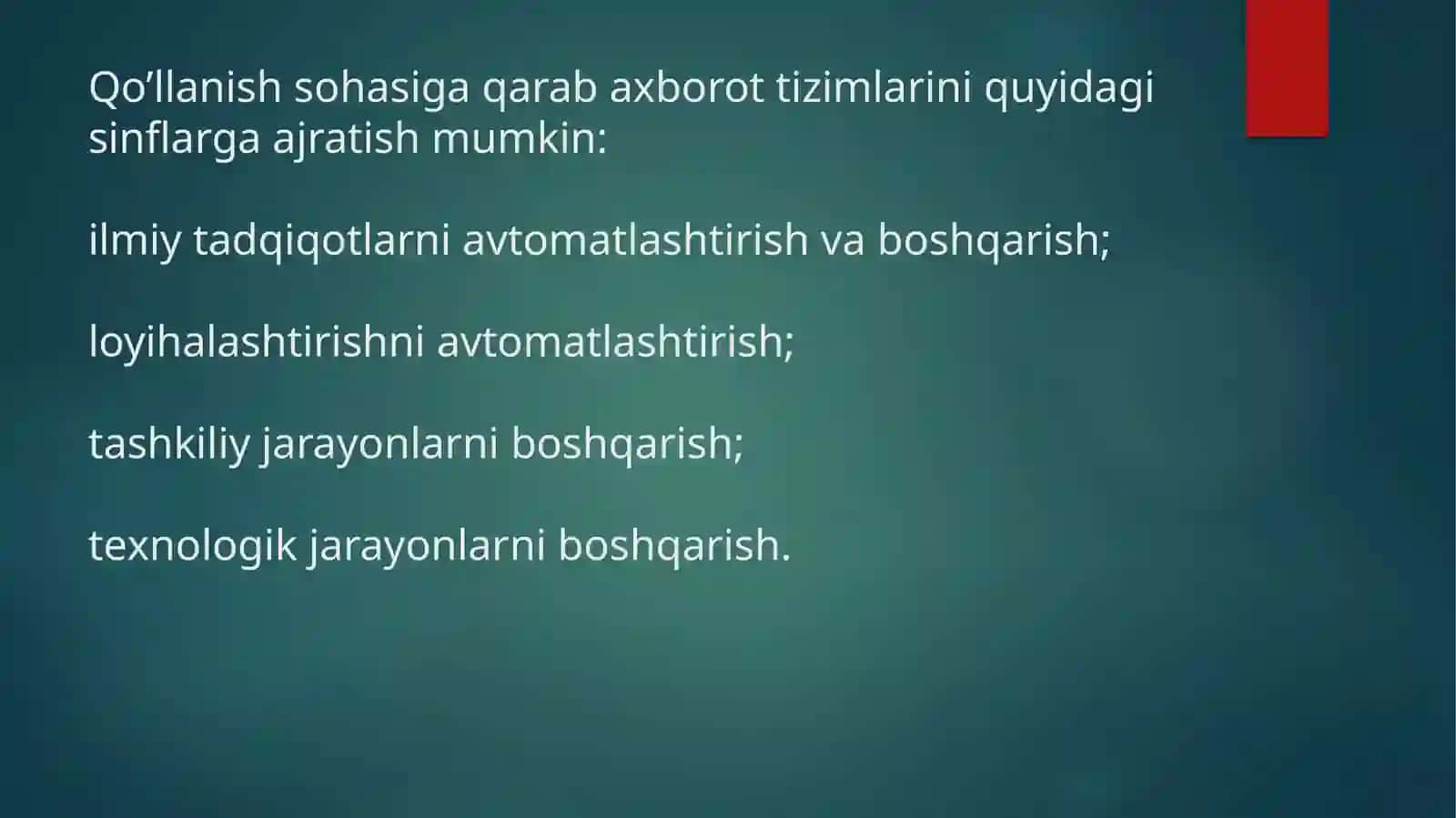Avtomatlashtirilgan boshqaruv tizimlarida hisoblash texnikasining roli 4