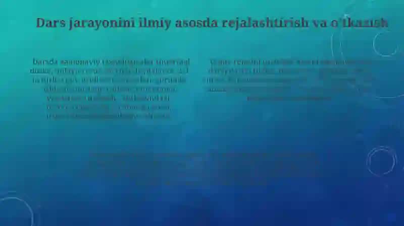 Òqituvchi mehnatini ilmiy asosda tashkil etish 4