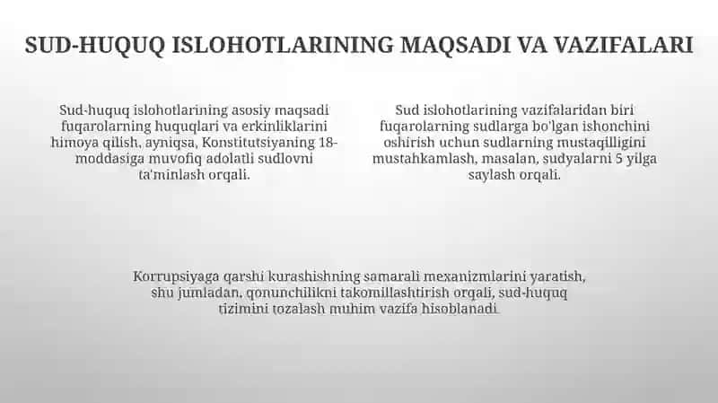 Qonun ustuvorligi va sud-huquq islohotlari 4