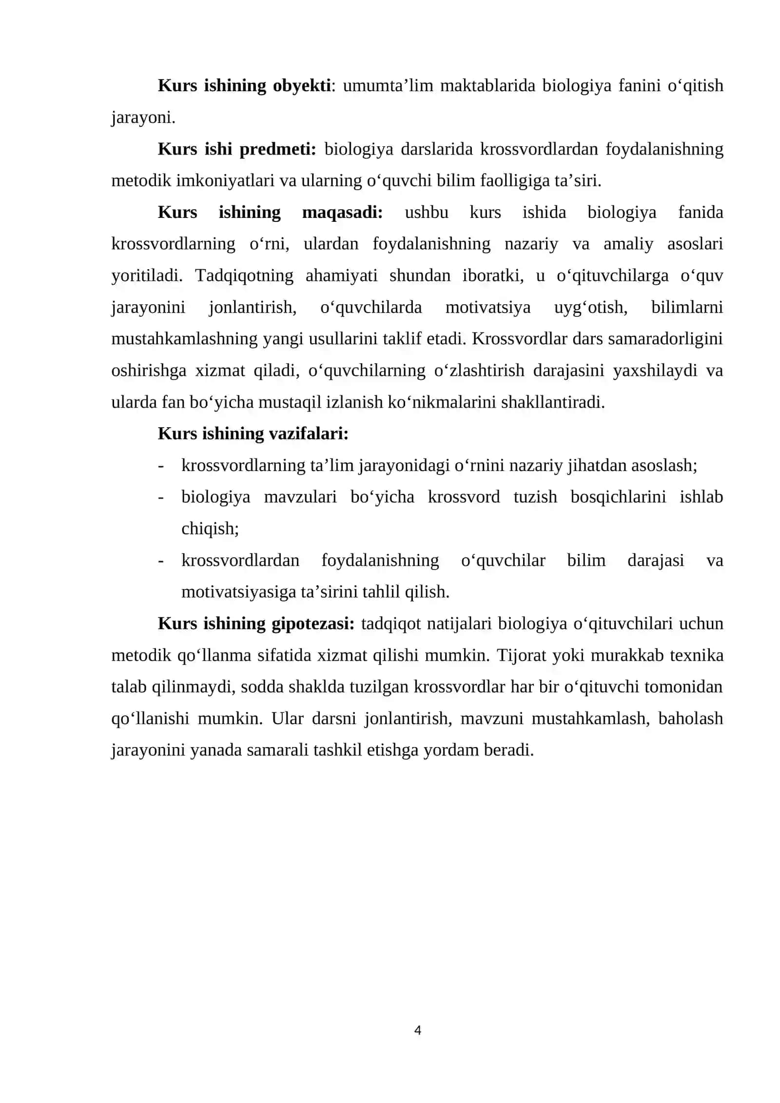 BIOLOGIYA FANIDAN KRASSVORDLAR TUZISH VA ULARDAN FOYDALANISH 4