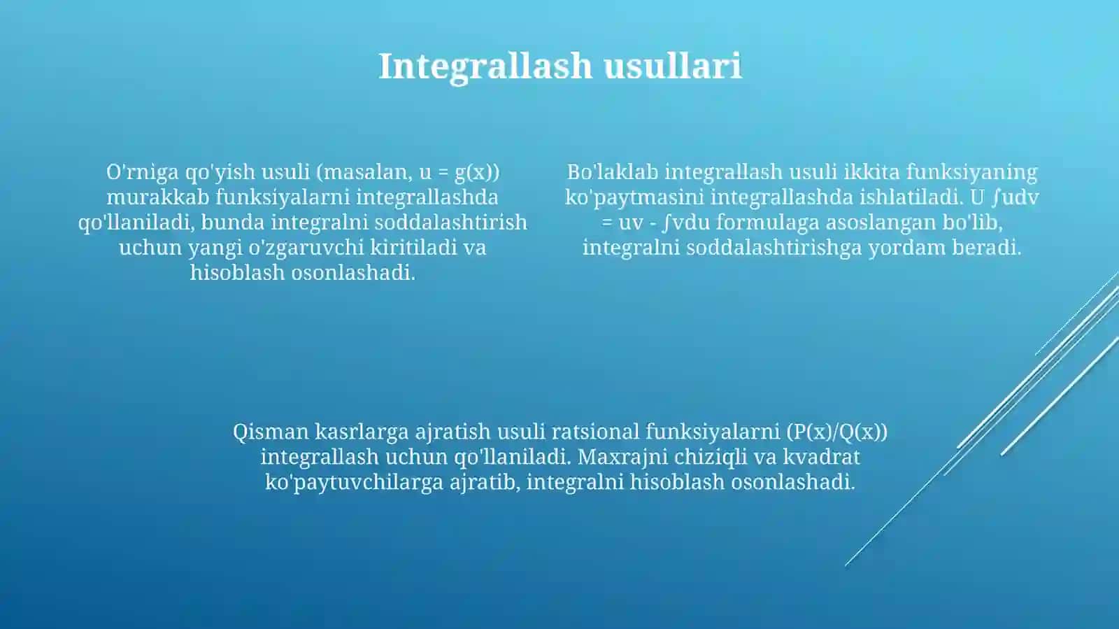 Aniq integral 4